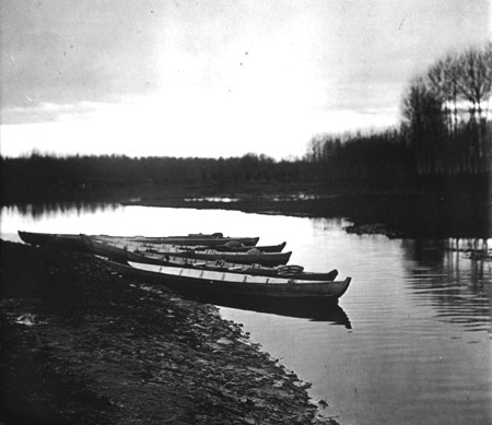 The Po river in the past